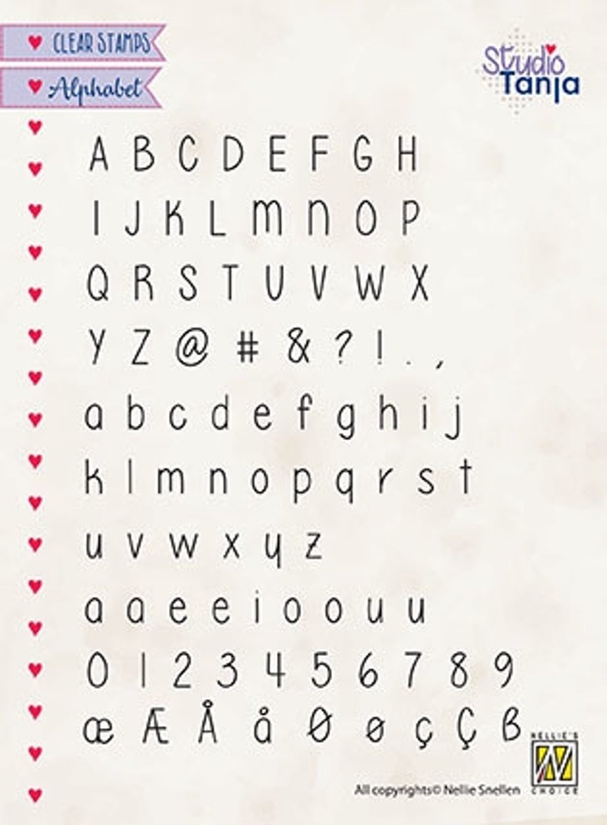 ALCS004 Clear Stamps Alphabet Lars-2